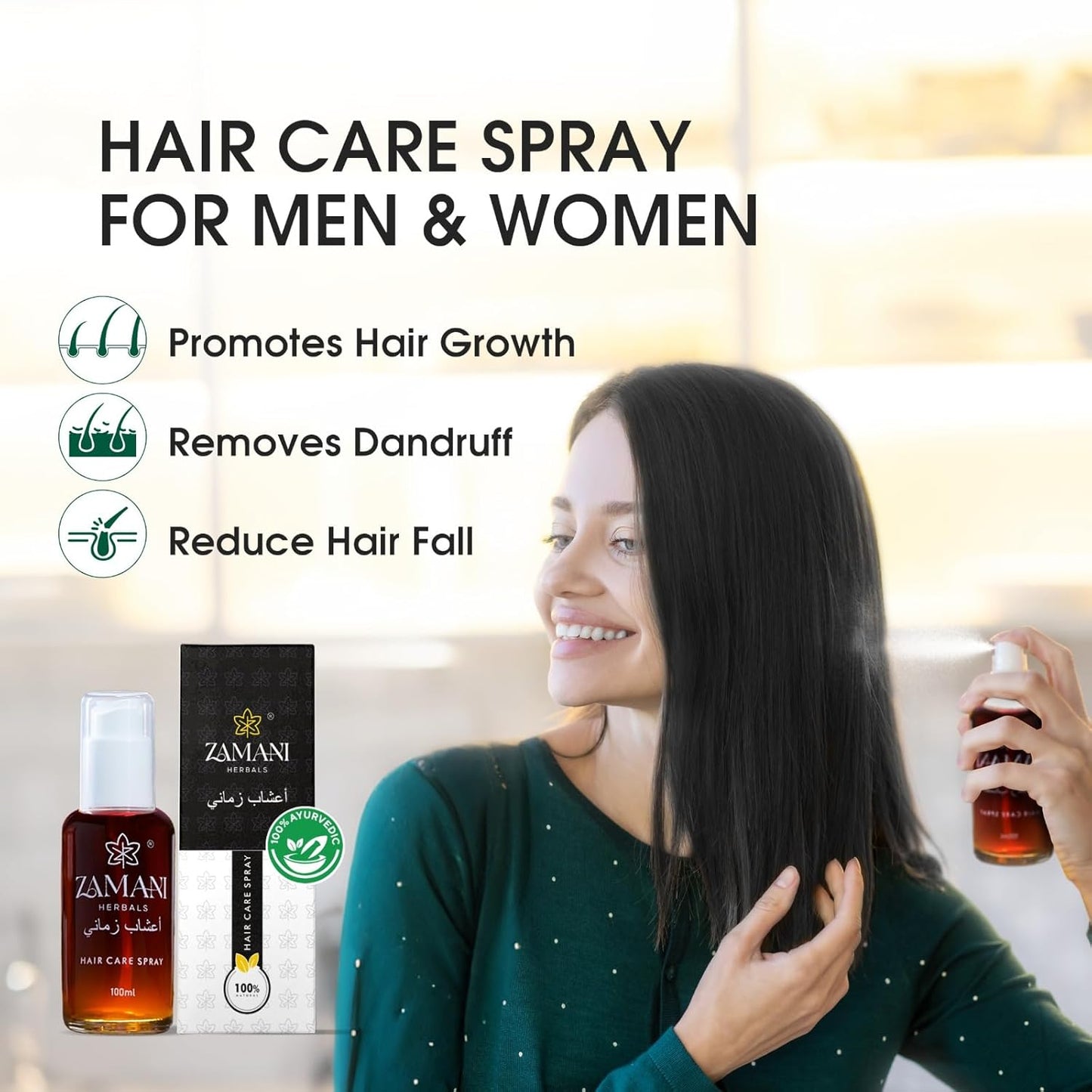 Zamani Herbals Hair Care Spray for Men & Women