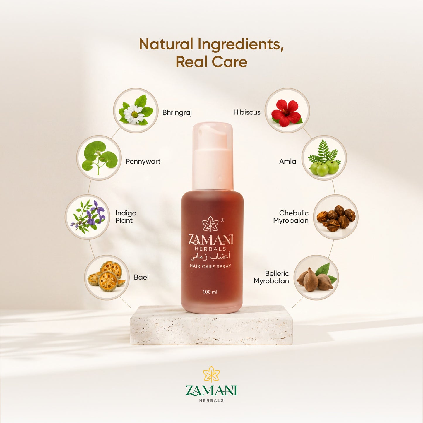 Zamani Herbals Hair Care Spray for Men & Women